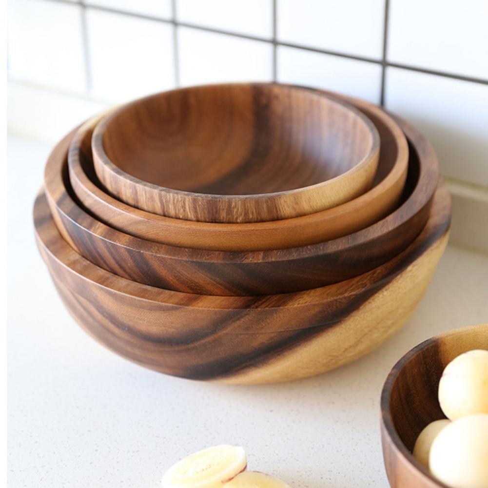 Handgefertigte Holzschüssel