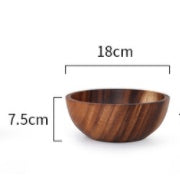 Handgefertigte Holzschüssel