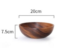 Handgefertigte Holzschüssel