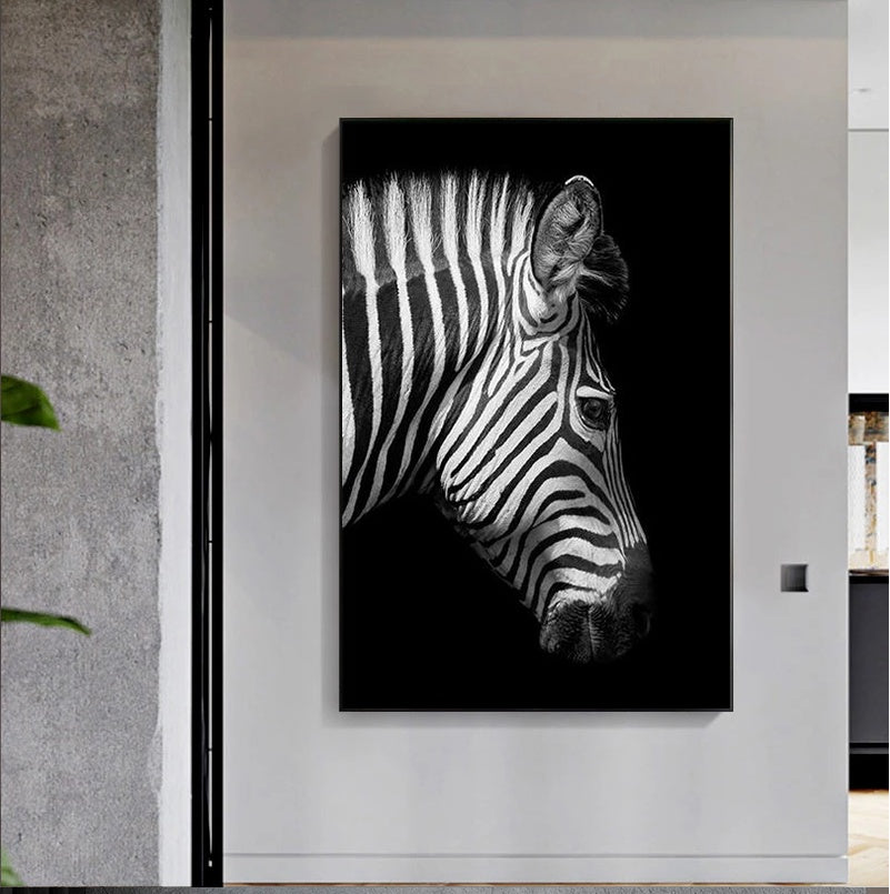 Zebra-Wandbild