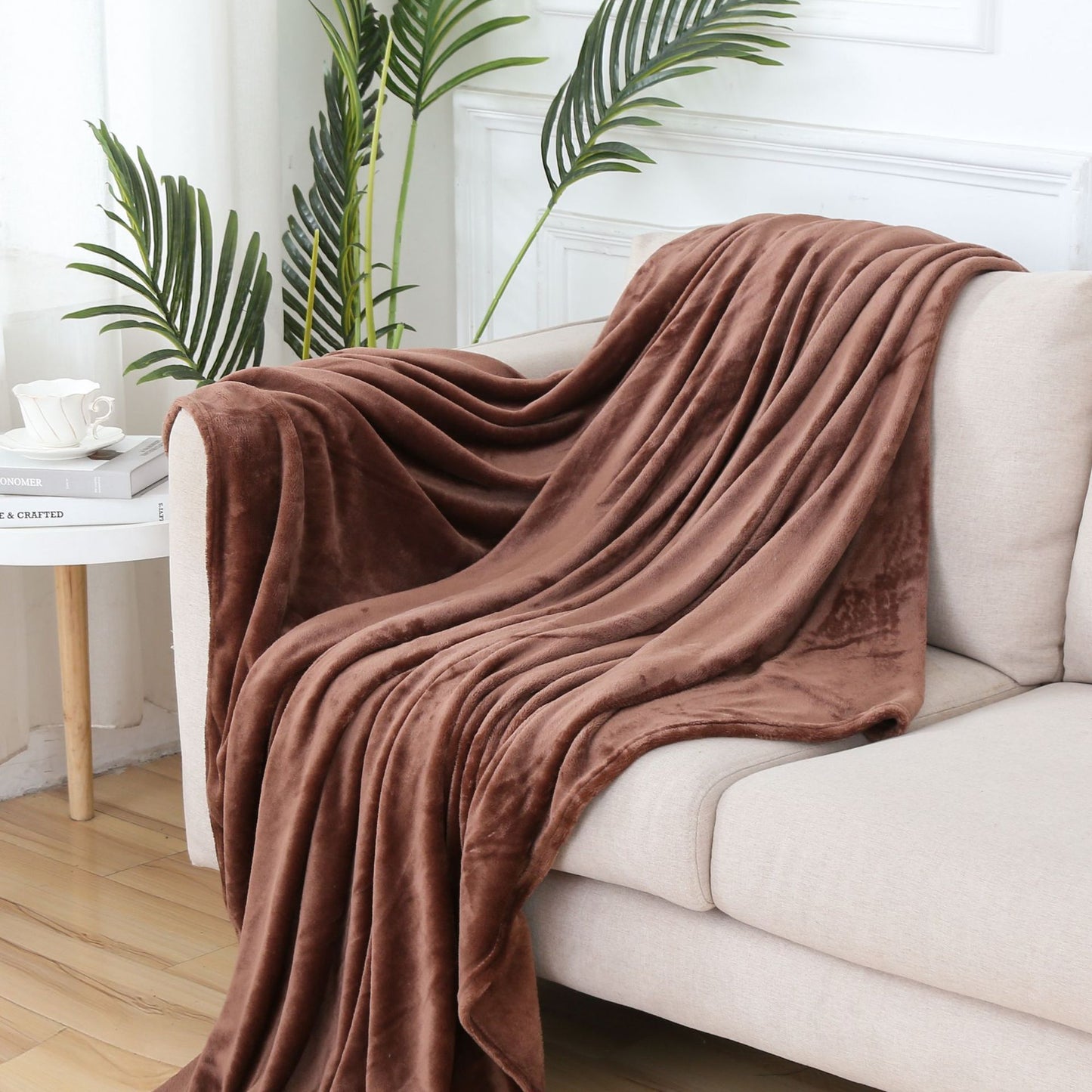 Flauschige Kuscheldecke aus Polyester
