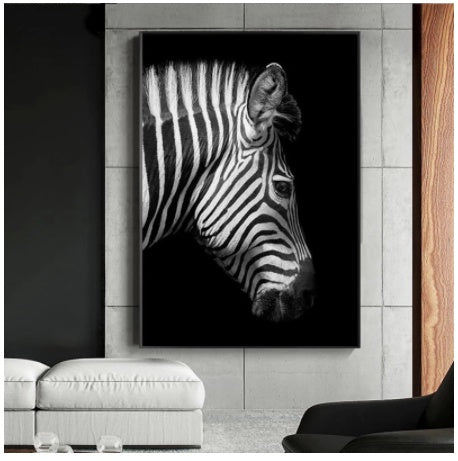 Zebra-Wandbild