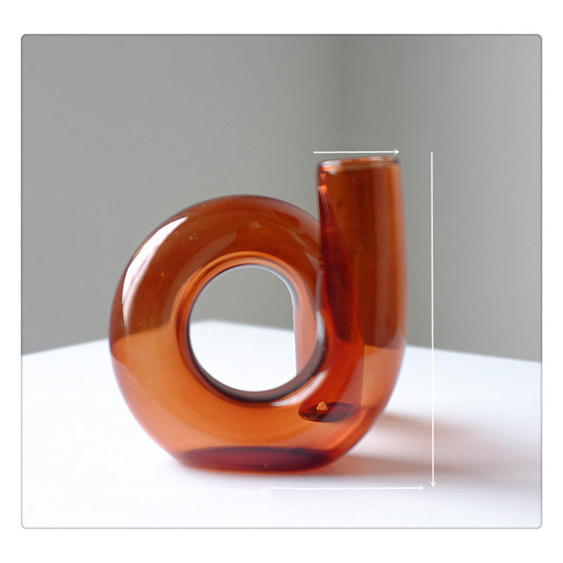 Glas-Kerzenhalter