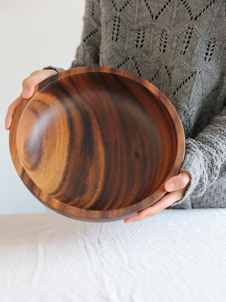 Handgefertigte Holzschüssel