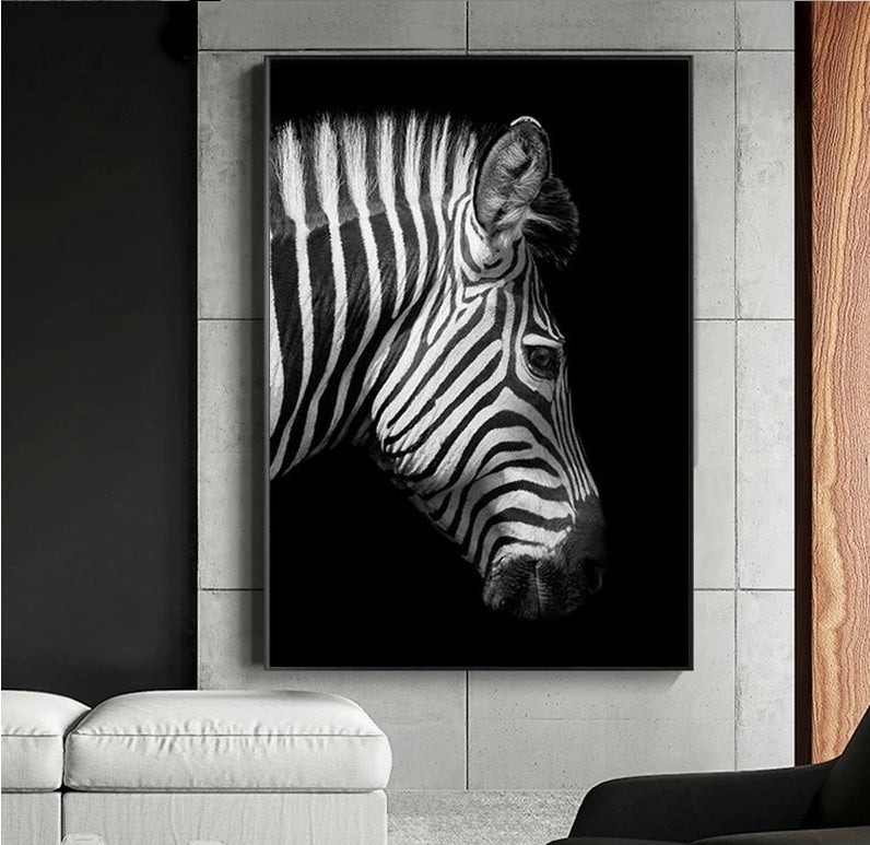 Zebra-Wandbild