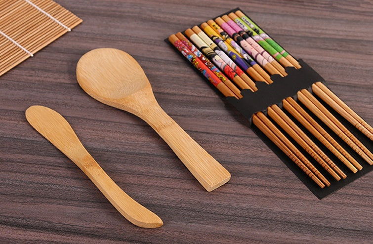 Sushi-Set aus Bambus