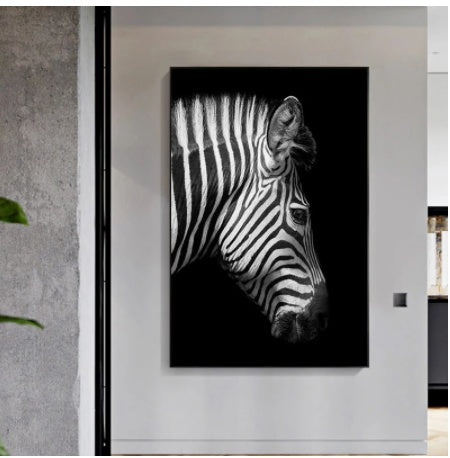 Zebra-Wandbild