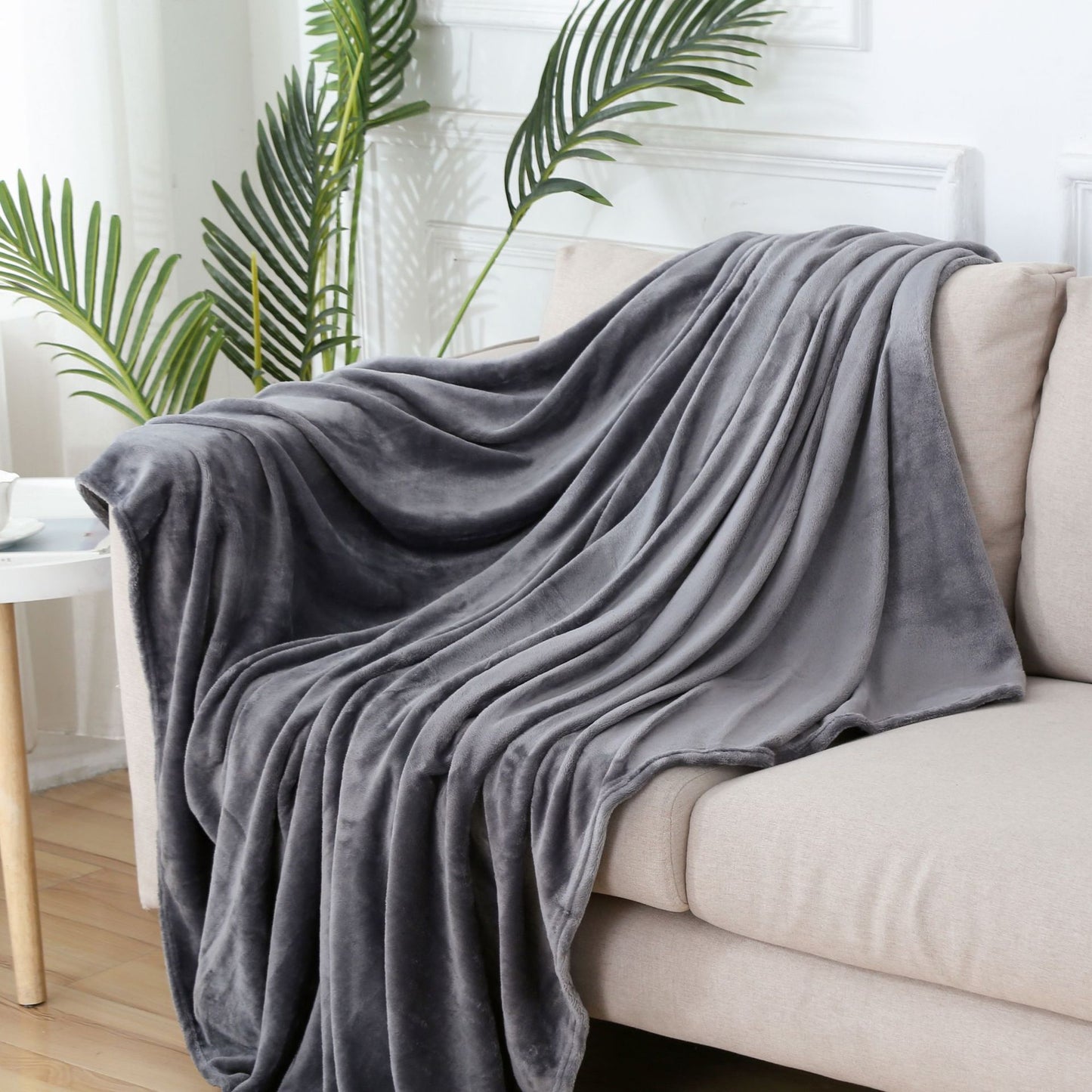 Flauschige Kuscheldecke aus Polyester