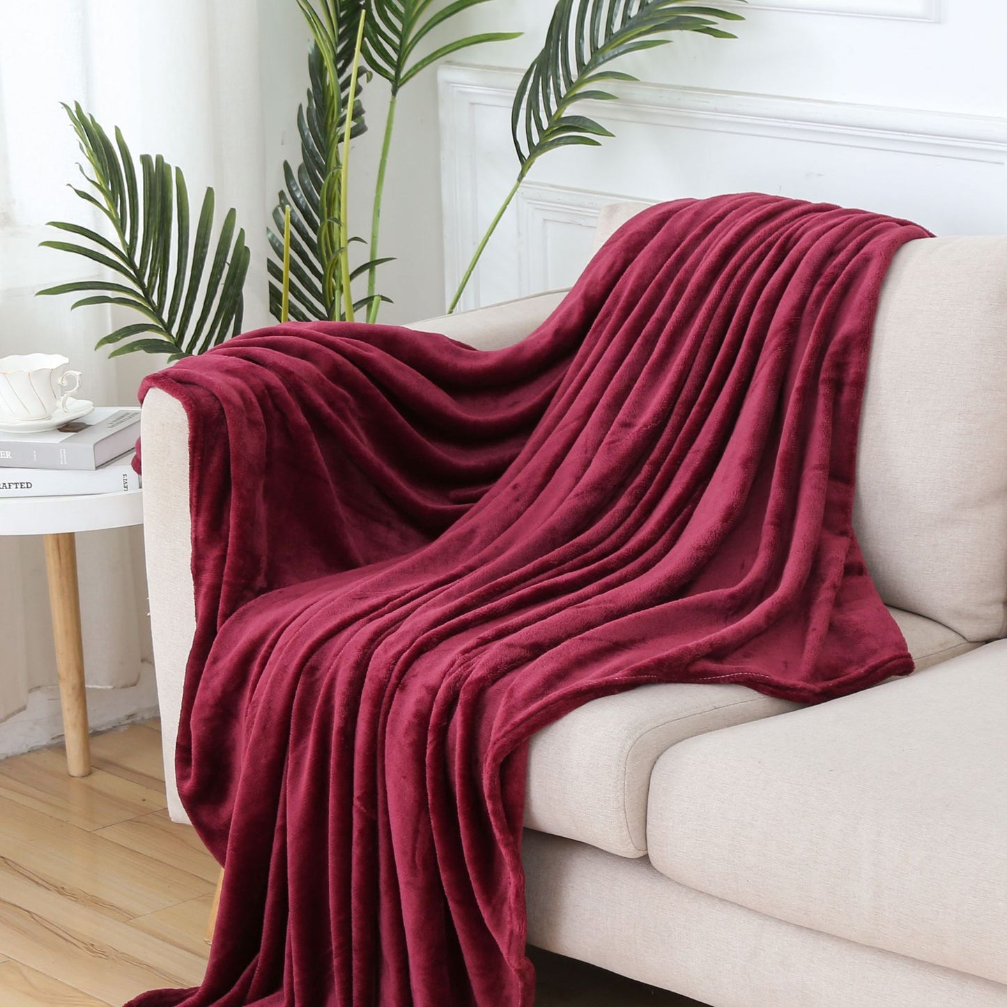 Flauschige Kuscheldecke aus Polyester