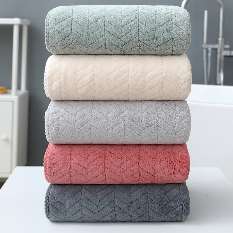 Flauschiges Coral-Fleece Handtuch