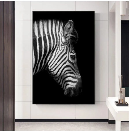 Zebra-Wandbild