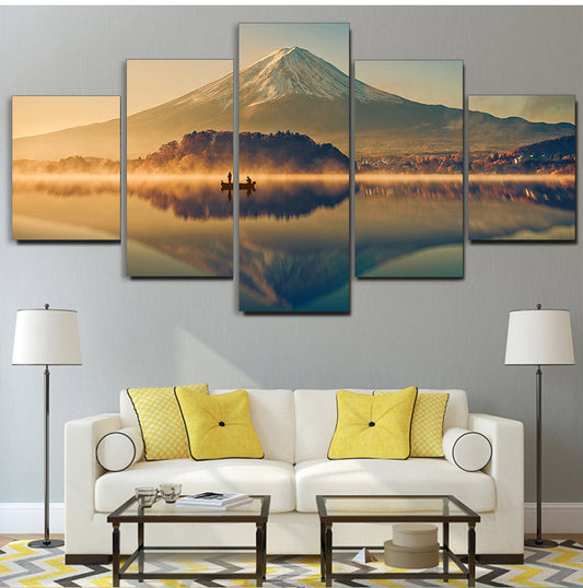 5-teiliges Wandbild