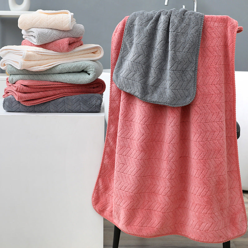 Flauschiges Coral-Fleece Handtuch