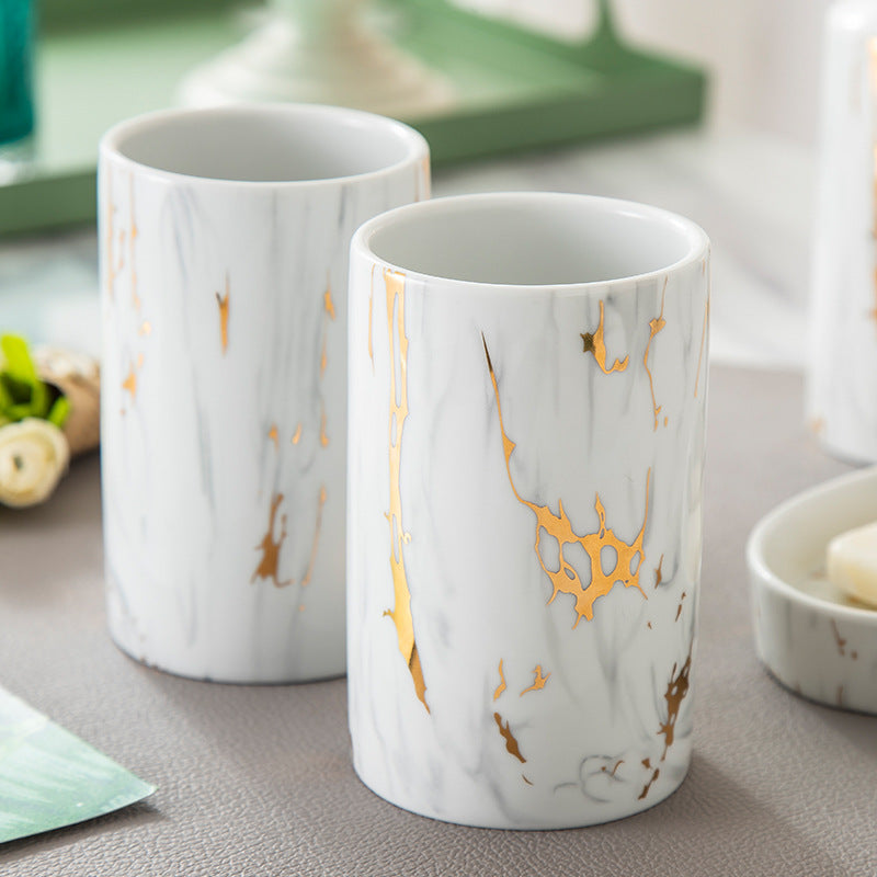 Keramik Badezimmer-Set 4-teilig